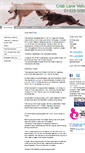 Mobile Screenshot of crablanevets.co.uk